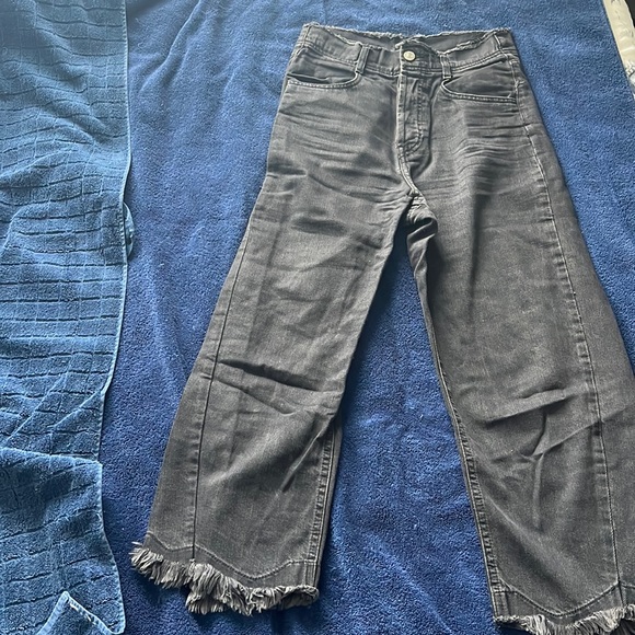 Zara Denim Pants - Picture 1 of 4